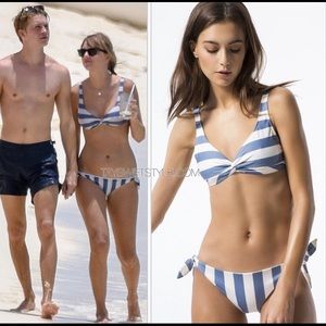 Solid and Striped The Jane Bottom in Ice Blue